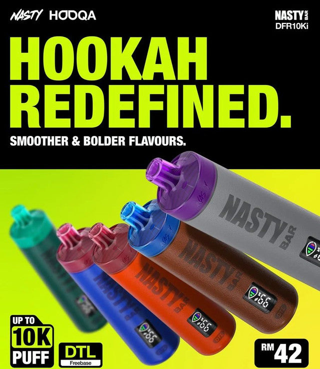 Nasty Bar Hooqa DFR10Ki DTL Disposable 3mg India | Vape Paradise